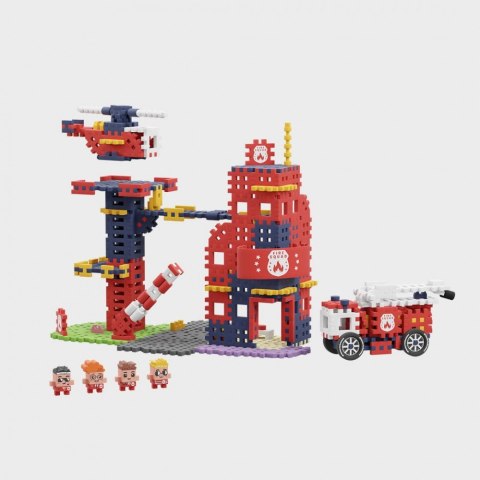 Klocki waffle mini - remiza strażacka 280 elementów Klocki waffle mini - remiza strażacka 280 elementów