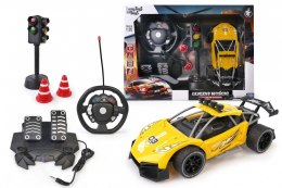 Auto r/c z kierownicą i pedałami