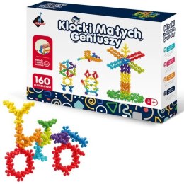 Klocki małych geniuszy - kwiatki kulki 160 elementów