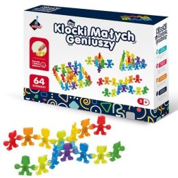 Klocki małych geniuszy - liczmany 64 elementy