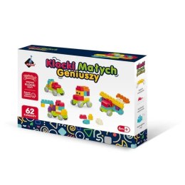 Klocki małych geniuszy - soft 62 elementy
