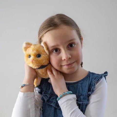 Maskotka interaktywna twój pupilek - kotek brązowy Maskotka interaktywna twój pupilek - kotek brązowy