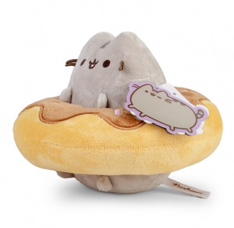 Maskotka pusheen in a chocolate donut Maskotka pusheen in a chocolate donut