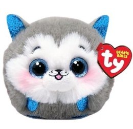 Maskotka ty beanie balls husky szary