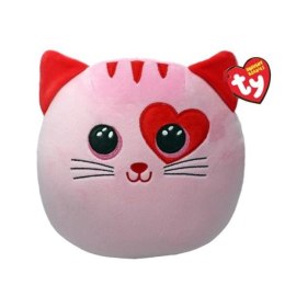 Maskotka ty squishy kot różowy 22 cm