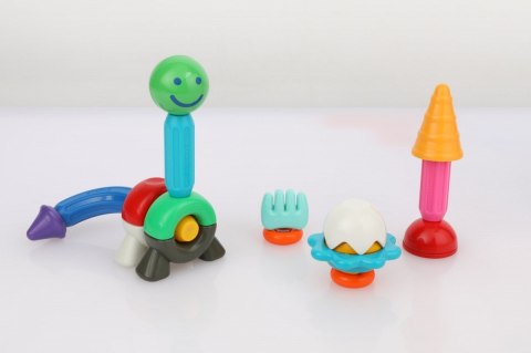Klocki magnetyczne stick-o zestaw kot i pies 27 elementów Klocki magnetyczne stick-o zestaw kot i pies 27 elementów