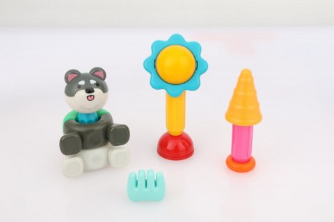 Klocki magnetyczne stick-o zestaw kot i pies 27 elementów Klocki magnetyczne stick-o zestaw kot i pies 27 elementów