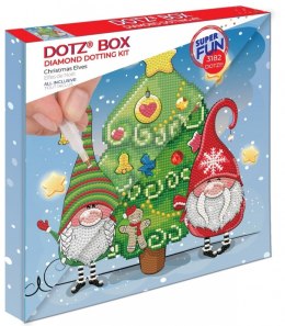 Zestaw diamond dotz elfy bożonarodzeniowe