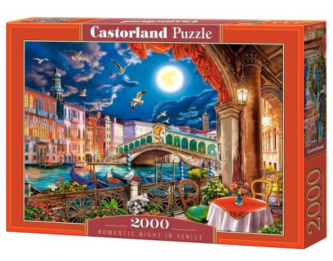 Puzzle 2000 elementów romantyczna noc w wenecji Puzzle 2000 elementów romantyczna noc w wenecji