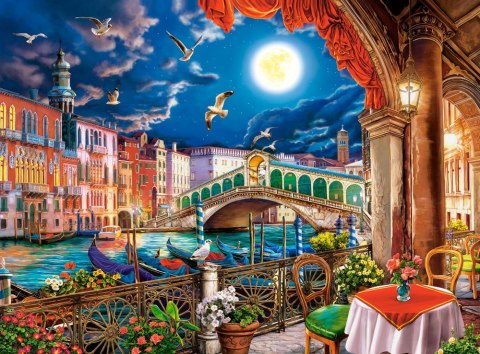 Puzzle 2000 elementów romantyczna noc w wenecji Puzzle 2000 elementów romantyczna noc w wenecji