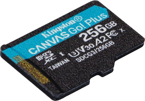 Karta pamięci microSD Kingston Canvas Go Plus microSDXC C10 UHS-I 256GB Karta pamięci microSD Kingston Canvas Go Plus microSDXC C10 UHS-I 256GB