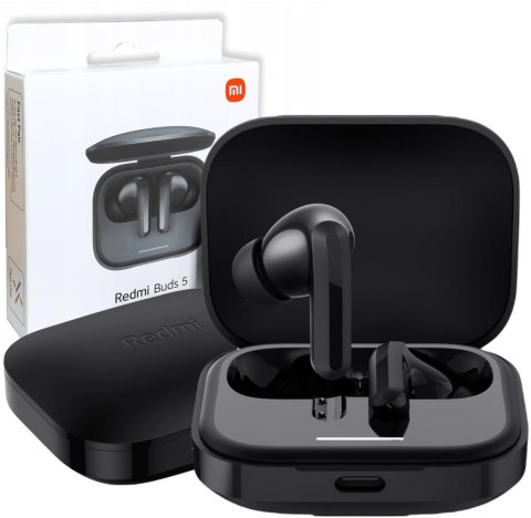 Słuchawki Xiaomi Redmi Buds 5 czarny Słuchawki Xiaomi Redmi Buds 5 czarny