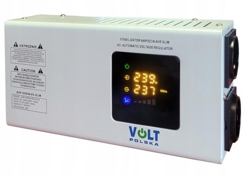 Stabilizator napięcia Volt Polska AVR 1000VA Slim Stabilizator napięcia Volt Polska AVR 1000VA Slim