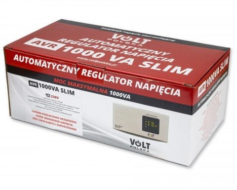 Stabilizator napięcia Volt Polska AVR 1000VA Slim Stabilizator napięcia Volt Polska AVR 1000VA Slim