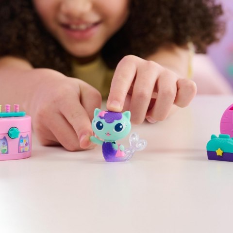 Zestaw figurek koci domek gabi laboratorium syrenkotki Zestaw figurek koci domek gabi laboratorium syrenkotki