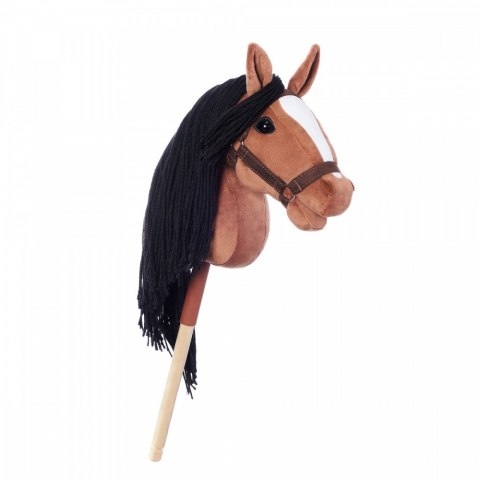 Koń na kiju hobby horse hoppihorse a3 bay - ciemny brąz, maść gniada Koń na kiju hobby horse hoppihorse a3 bay - ciemny brąz, maść gniada