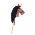 Koń na kiju hobby horse hoppihorse a4 bay - ciemny brąz, maść gniada