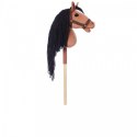 Koń na kiju hobby horse hoppihorse a4 bay - ciemny brąz, maść gniada