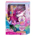 Lalka barbie motylkowa baletnica 2w1 przemiana