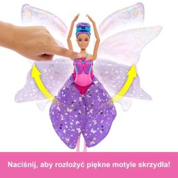Lalka barbie motylkowa baletnica 2w1 przemiana