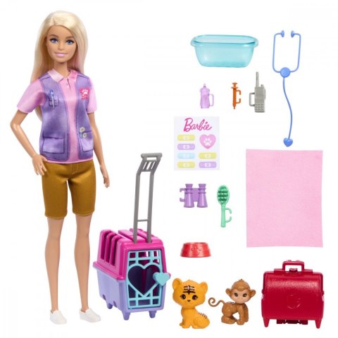 Lalka barbie ratowniczka zwierząt kariera Lalka barbie ratowniczka zwierząt kariera