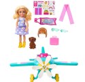 Lalka barbie samolot chelsea