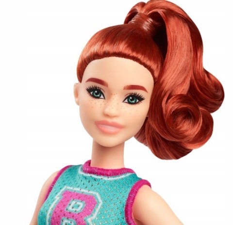 Lalka barbie fashionistas w stroju cheerleaderki Lalka barbie fashionistas w stroju cheerleaderki