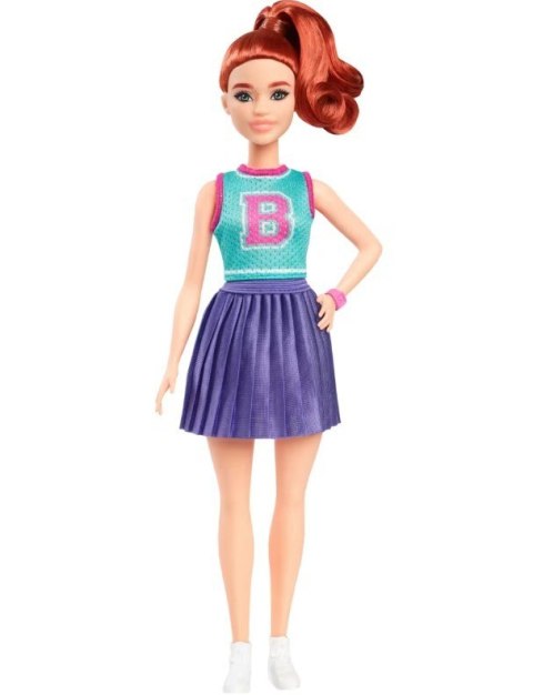 Lalka barbie fashionistas w stroju cheerleaderki Lalka barbie fashionistas w stroju cheerleaderki