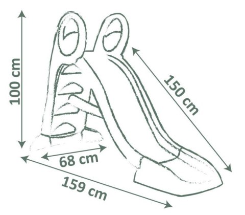 Zjeżdżalnia ks (ślizg 150 cm) Zjeżdżalnia ks (ślizg 150 cm)