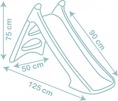 Zjeżdżalnia little xs zielona (ślizg 90 cm) Zjeżdżalnia little xs zielona (ślizg 90 cm)