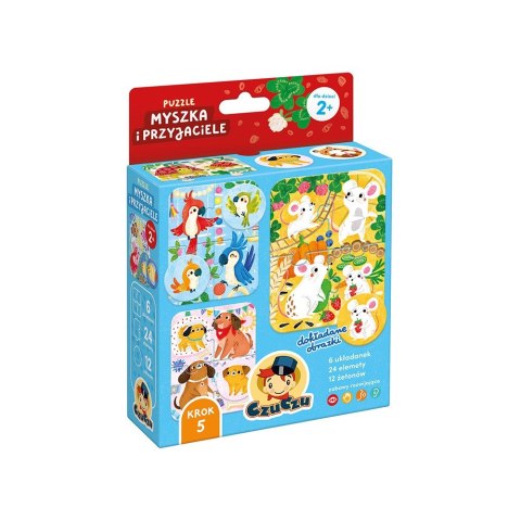 Puzzle myszka i przyjaciele Puzzle myszka i przyjaciele
