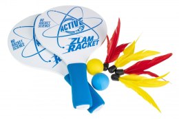 Gra rakietki plażowe drewniane active play zlam racket