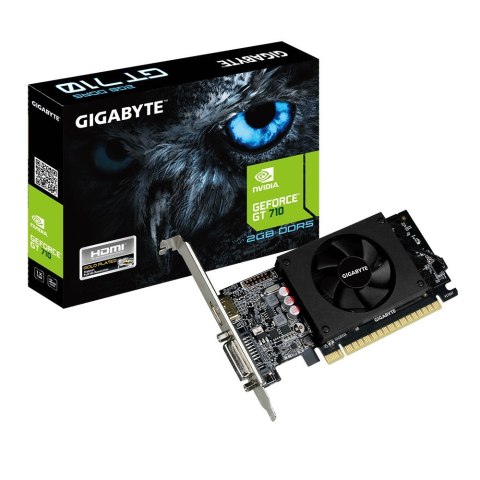 Karta graficzna Gigabyte GeForce GT 710 2GB GDDR5 Karta graficzna Gigabyte GeForce GT 710 2GB GDDR5