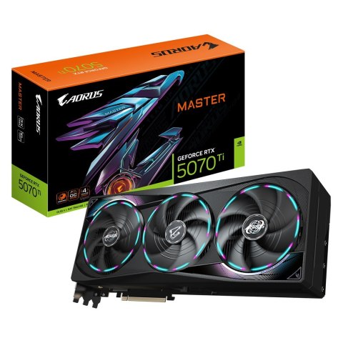 Karta graficzna Gigabyte GeForce RTX 5070 Ti AORUS M 16GB Karta graficzna Gigabyte GeForce RTX 5070 Ti AORUS M 16GB