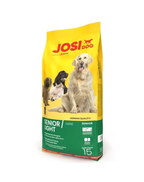 Josera JosiDog Senior Light dla starszych i mniej aktywnych psów 15kg Josera JosiDog Senior Light dla starszych i mniej aktywnych psów 15kg