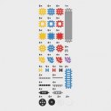 Klocki mini waffle konstruktor 141 elementów