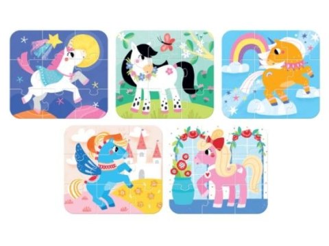 Puzzle układam koniki Puzzle układam koniki