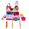 Zestaw z lalką barbie sklepik-salon dla zwierzaków