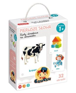 Karty obrazkowe na sznurku - pierwsze słowa