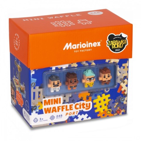 Klocki waffle mini - port 248 elementów Klocki waffle mini - port 248 elementów