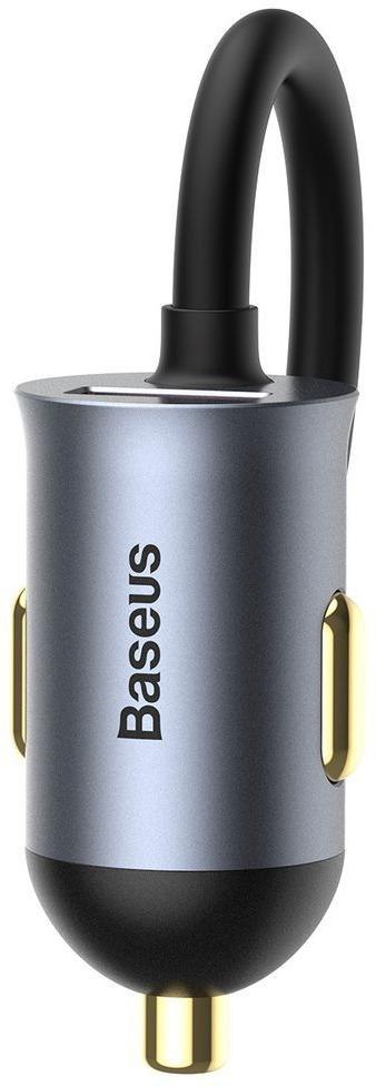 ŁADOWARKA SAMOCHODOWA NA PRZEWODZIE Baseus Share Together 120W 3A 3x USB-A 1x USB-C PD 20W QC 3.0 ŁADOWARKA SAMOCHODOWA NA PRZEWODZIE Baseus Share Together 120W 3A 3x USB-A 1x USB-C PD 20W QC 3.0