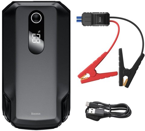 POWERBANK BOOSTER Baseus Max Car Jump Starter CGNL020001 20000mAh 12V 2000A + KABLE KROKODYLKI POWERBANK BOOSTER Baseus Max Car Jump Starter CGNL020001 20000mAh 12V 2000A + KABLE KROKODYLKI