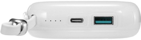 Powerbank Joyroom Jelly Series JR-L002 10000mAh 22.5W PD QC z kablem 1x USB-A 1x USB-C biały Powerbank Joyroom Jelly Series JR-L002 10000mAh 22.5W PD QC z kablem 1x USB-A 1x USB-C biały