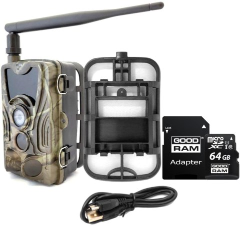 Fotopułapka HC801 Pro + KARTA PAMIĘCI microSD GOODRAM CL10 64GB Fotopułapka HC801 Pro + KARTA PAMIĘCI microSD GOODRAM CL10 64GB