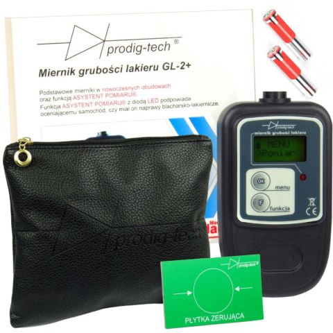 MIERNIK GRUBOŚCI LAKIERU GL-2+ AL&FE + POKROWIEC SKÓRZANY MIERNIK GRUBOŚCI LAKIERU GL-2+ AL&FE + POKROWIEC SKÓRZANY