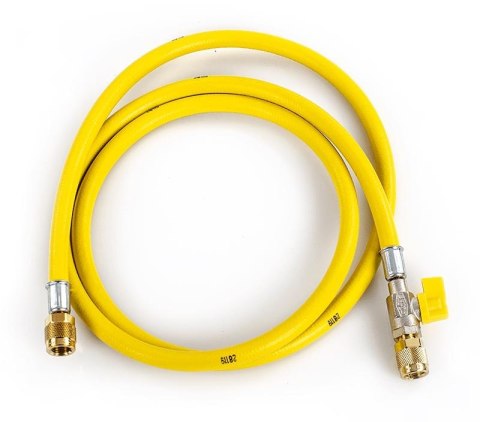 Wąż serwisowy z zaworem odcinającym REFCO CA-CL-60-Y (150 cm / 1/4" x 1/4") Wąż serwisowy z zaworem odcinającym REFCO CA-CL-60-Y (150 cm / 1/4" x 1/4")