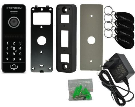 Wideodomofon REVIZOOM RM-T402HD BLACK/RC-411HD-CK Wideodomofon REVIZOOM RM-T402HD BLACK/RC-411HD-CK