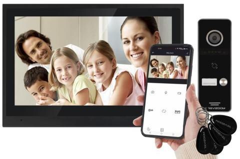 Wideodomofon REVIZOOM RM-T402HD BLACK/RC-411HD-C Wideodomofon REVIZOOM RM-T402HD BLACK/RC-411HD-C