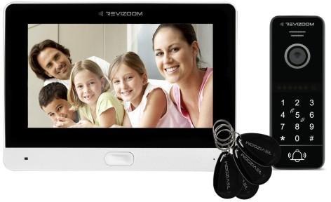 Wideodomofon REVIZOOM RM-T471HD WHITE/RC-411HD-CK Wideodomofon REVIZOOM RM-T471HD WHITE/RC-411HD-CK