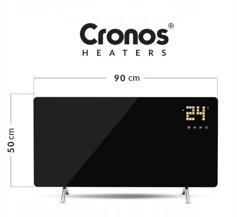 Panel grzewczy IR CRONOS Synthelith GLASS CRG-480TWP Black Panel grzewczy IR CRONOS Synthelith GLASS CRG-480TWP Black